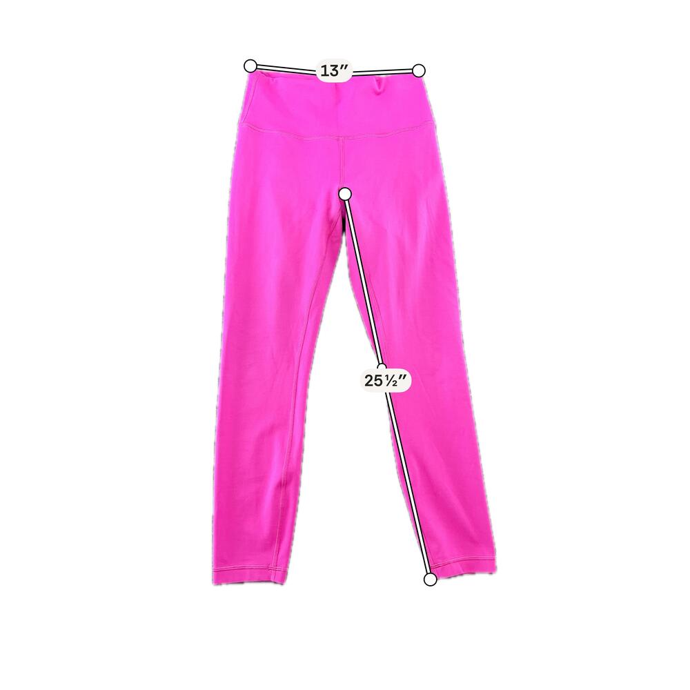 Lululemon Wunder Train High-Rise Tight 25" Ripened Raspberry Size 8 - Picture 3 of 10